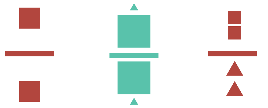 An example of the gestalt design principle symmetry